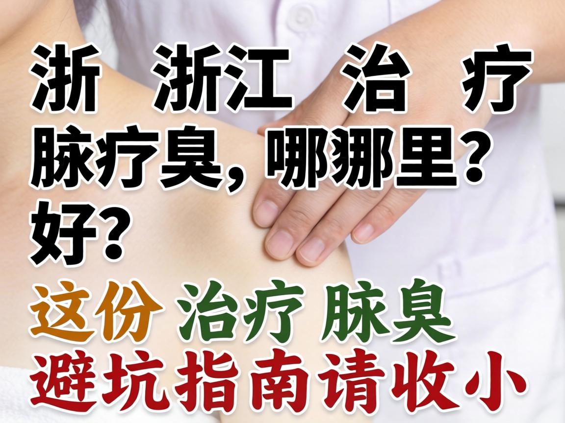 在浙江治疗腋臭哪里好？这份治疗腋臭避坑指南请收好