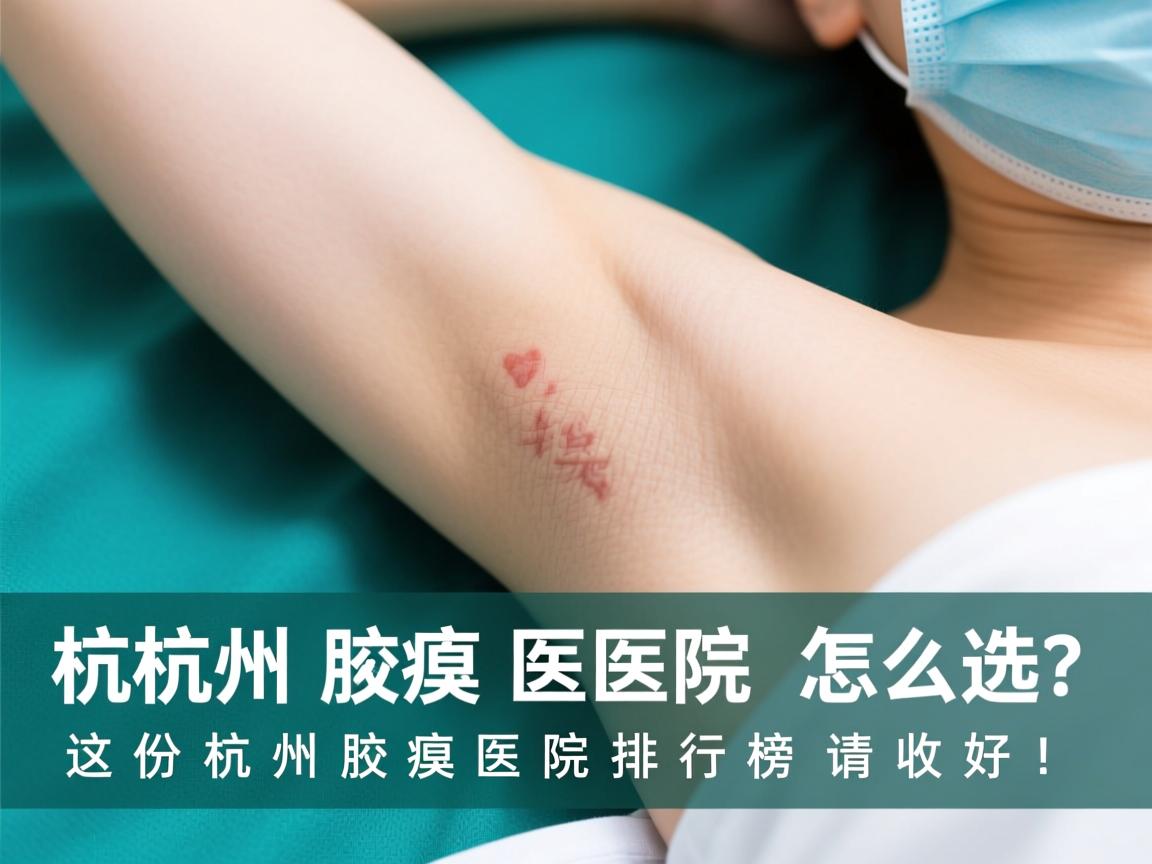 杭州腋臭医院怎么选？这份杭州腋臭医院排行榜请收好！