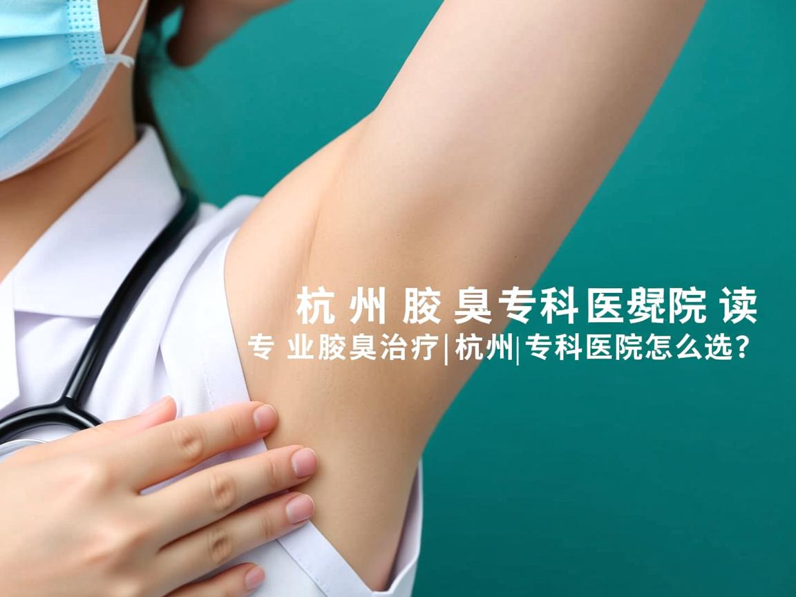 杭州腋臭专科医院解读，专业腋臭治疗，杭州专科医院怎么选？
