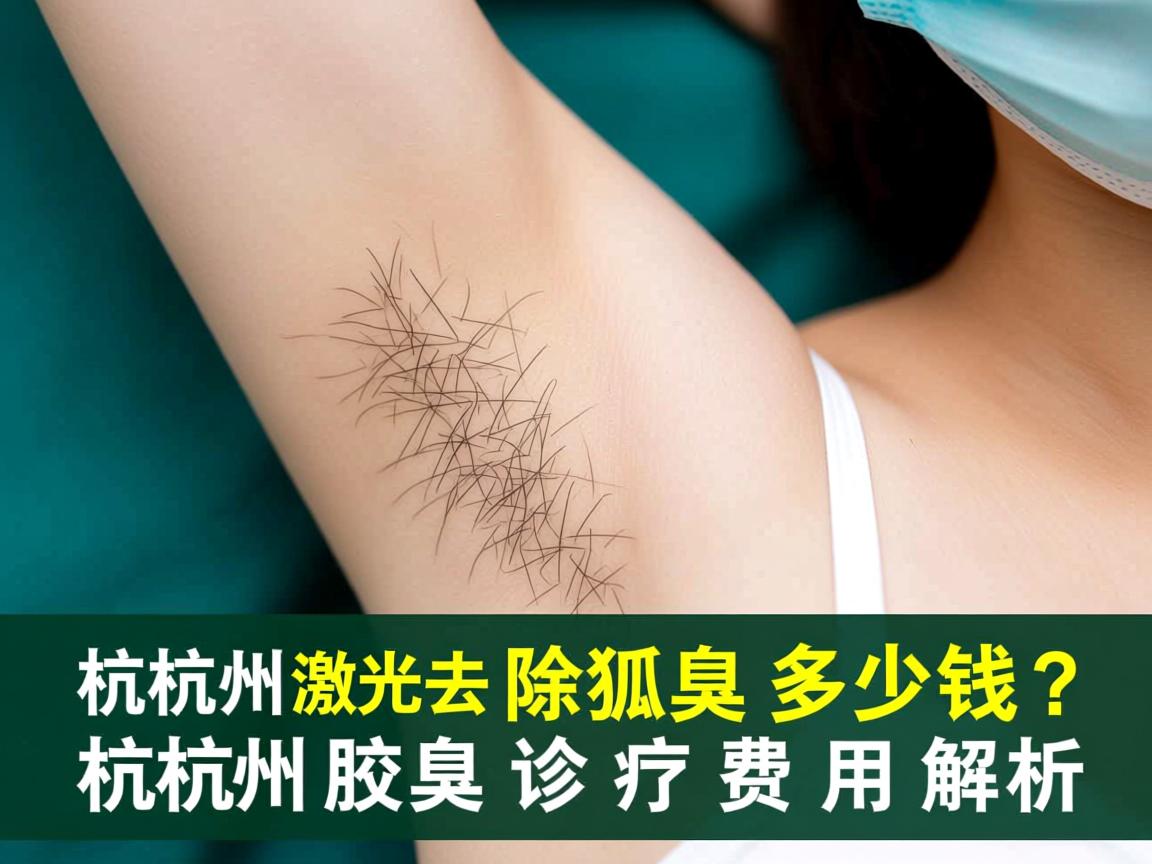 杭州激光去除狐臭多少钱？杭州腋臭诊疗费用解析
