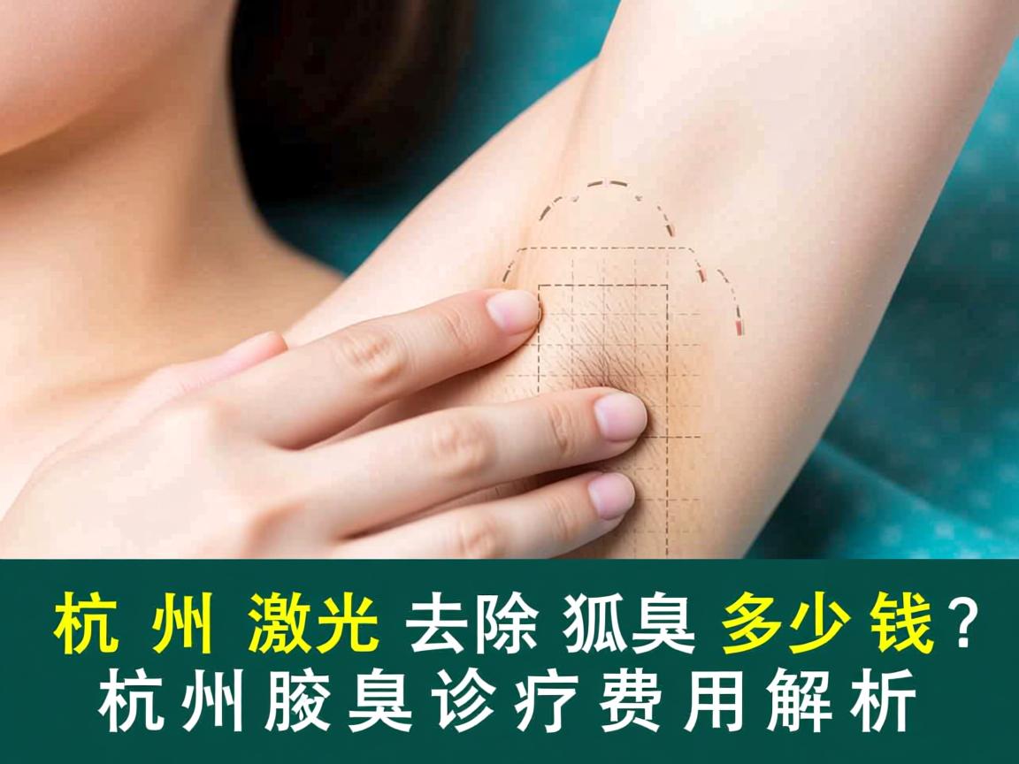 杭州激光去除狐臭多少钱？杭州腋臭诊疗费用解析