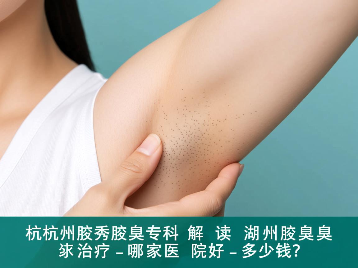 杭州腋秀腋臭专科解读，湖州腋臭治疗哪家医院好，多少钱？