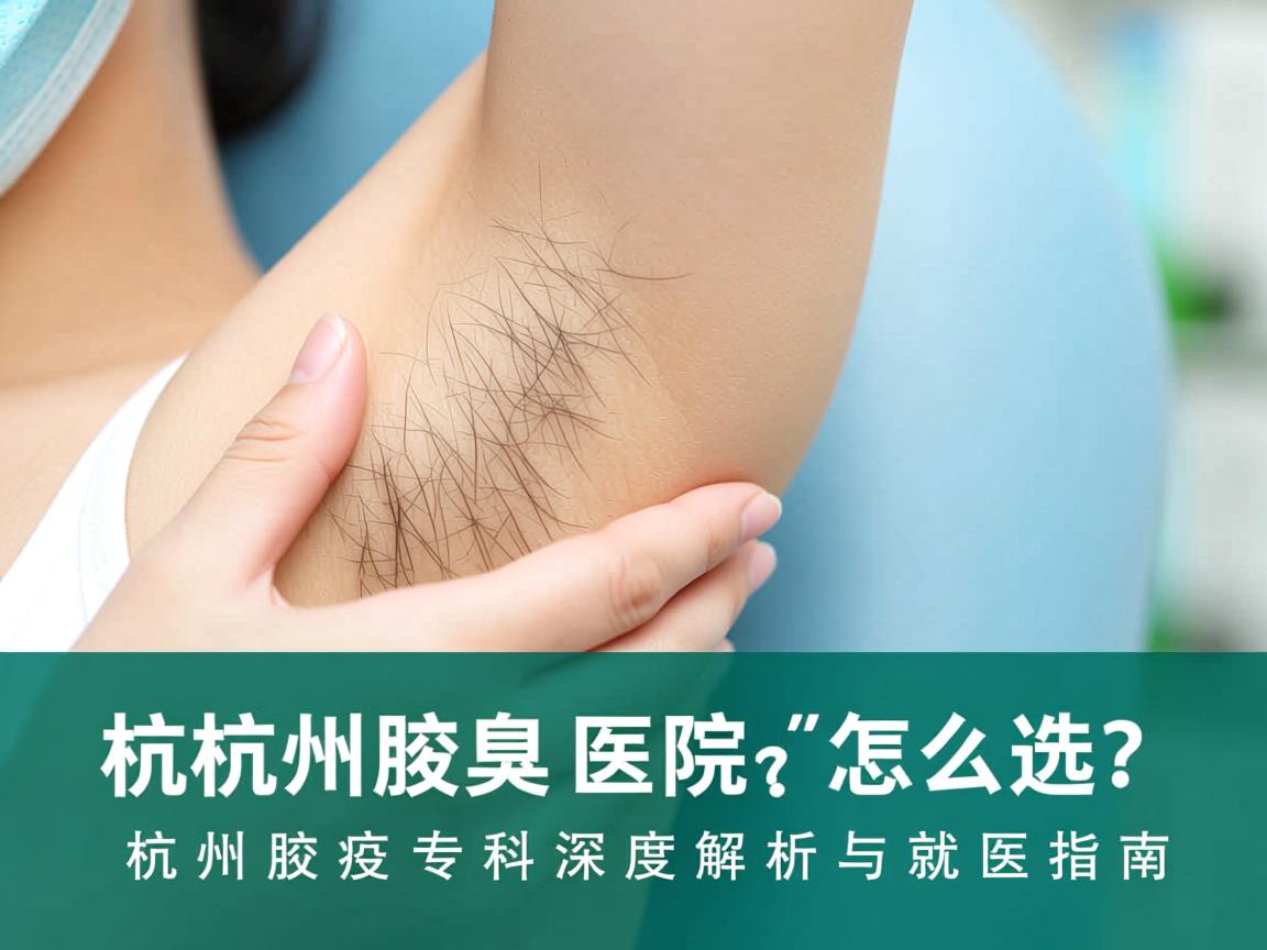 杭州腋臭医院怎么选？杭州腋臭专科深度解析与就医指南