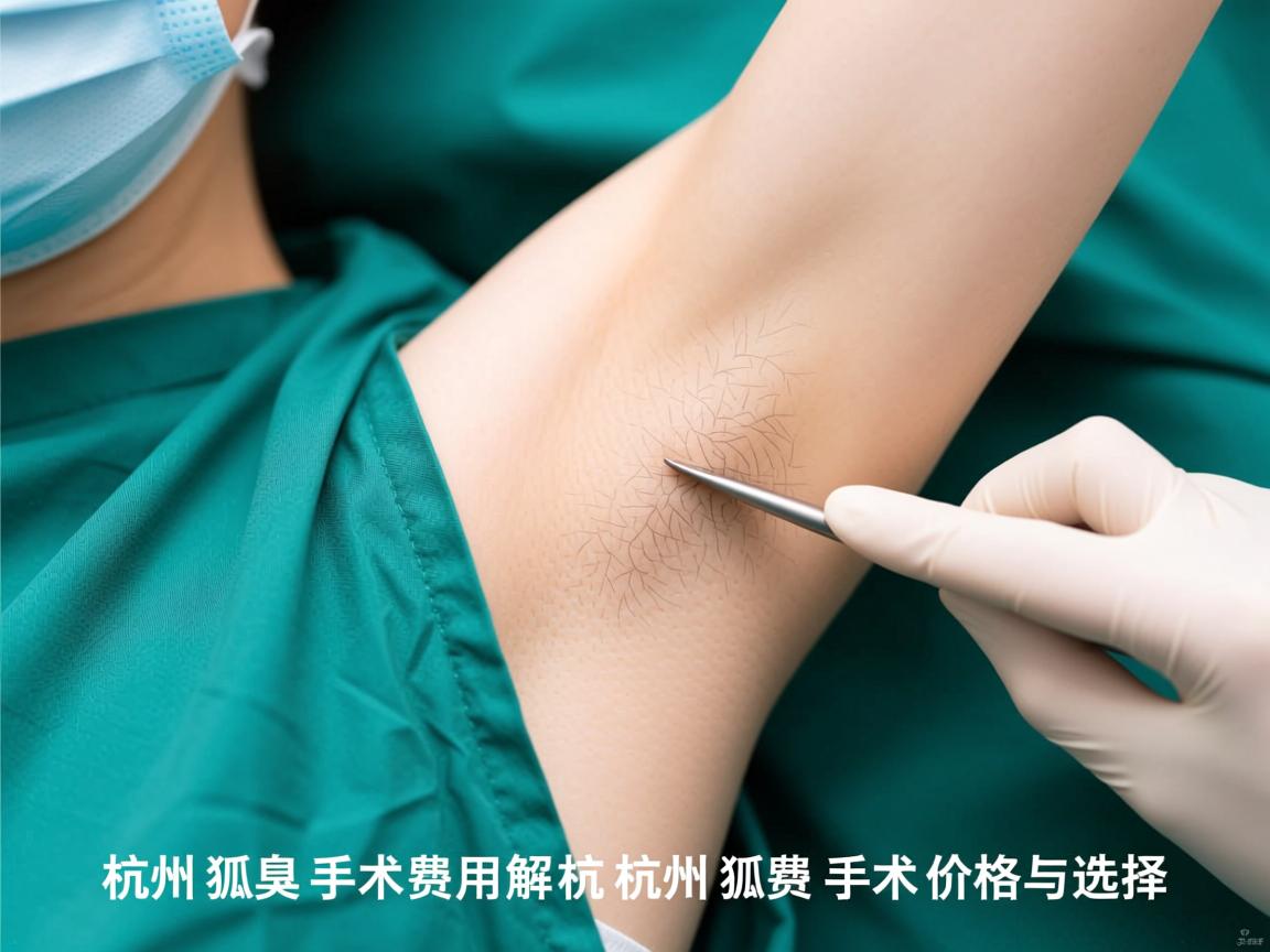 杭州狐臭手术费用解析，全面了解杭州狐臭手术价格与选择