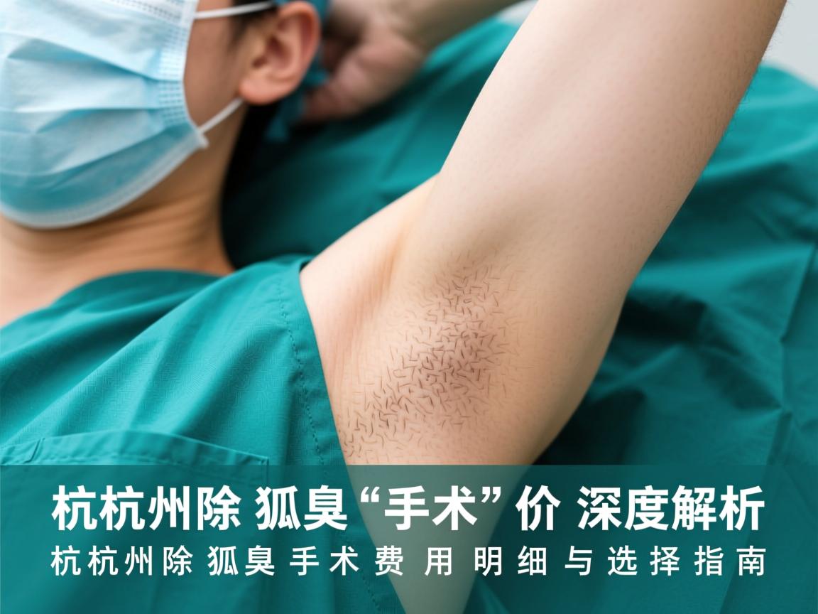 杭州除狐臭手术价格深度解析，杭州除狐臭手术费用明细与选择指南