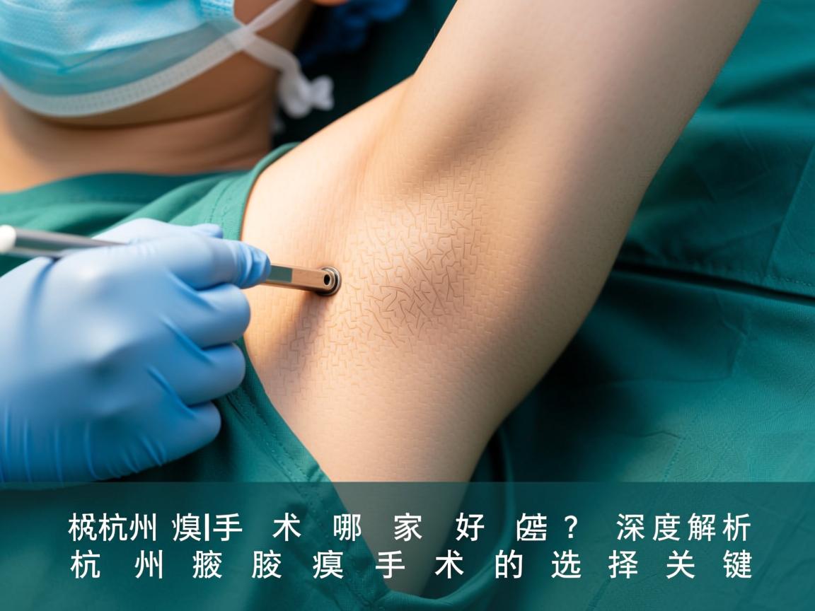 杭州腋臭手术哪家好？深度解析杭州腋臭手术的选择关键