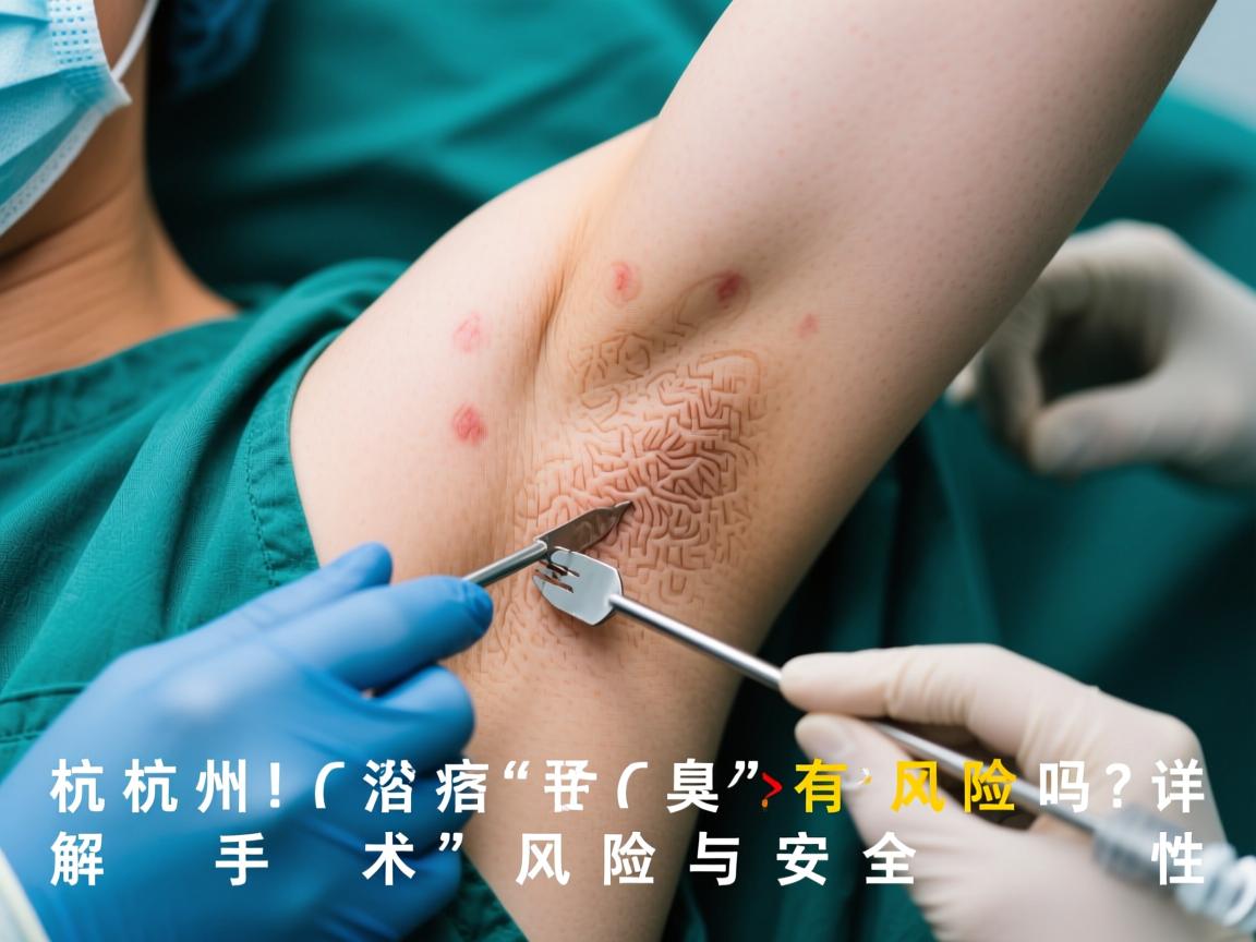 杭州腋臭手术治疗有风险吗？详解腋臭手术的风险与安全性