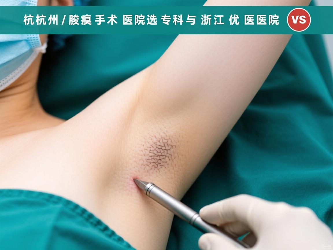 杭州腋臭手术医院选择指南，杭州腋秀专科与浙江优质医院对比