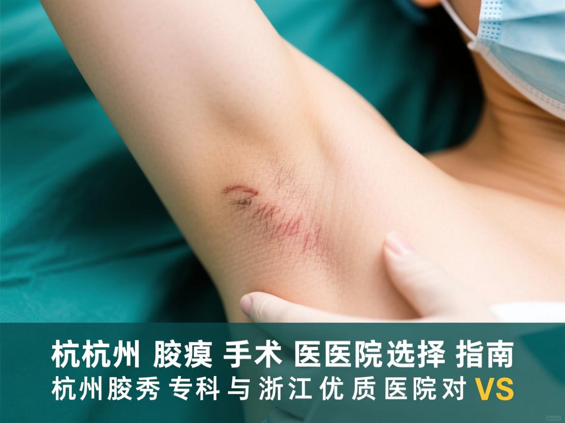 杭州腋臭手术医院选择指南，杭州腋秀专科与浙江优质医院对比