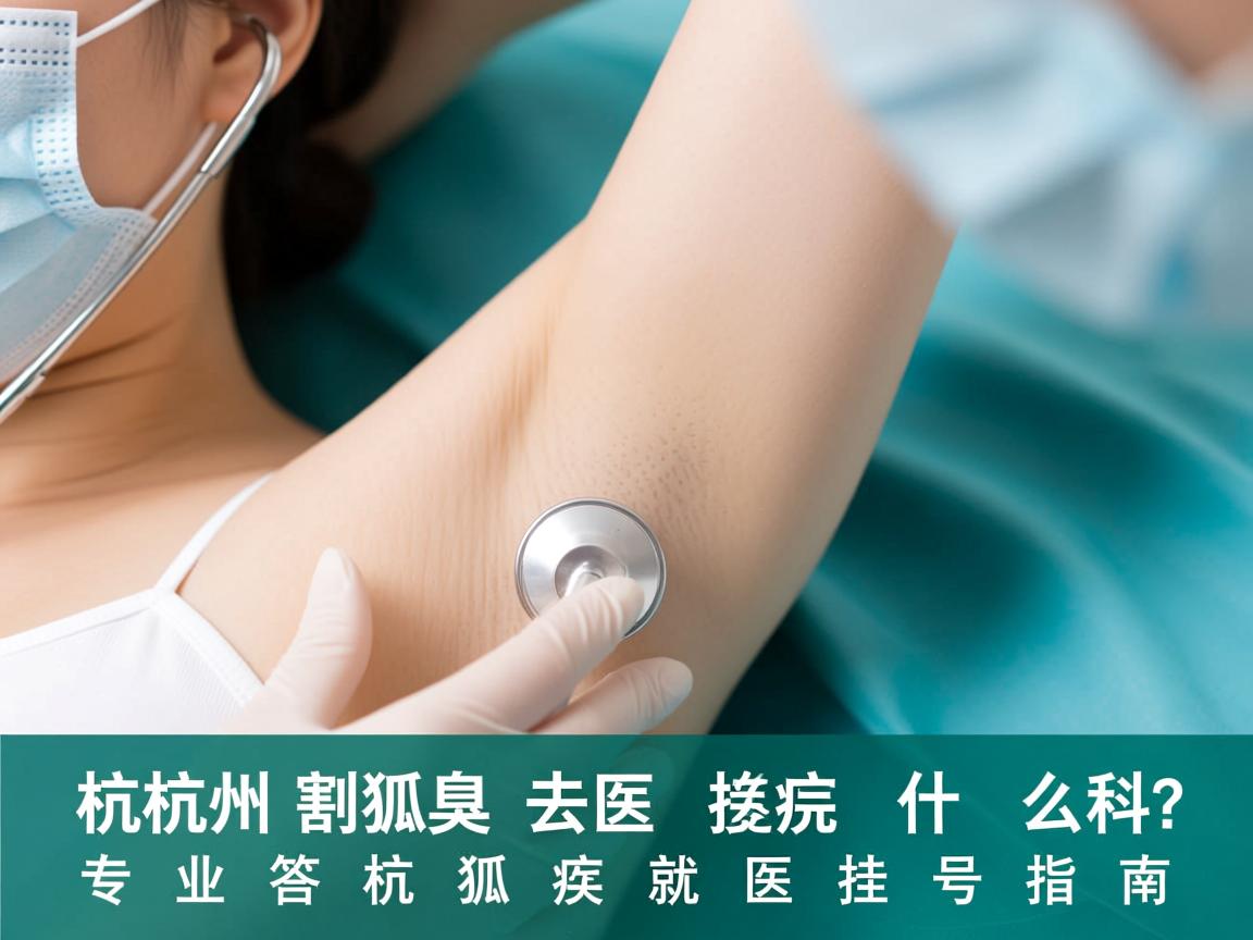 杭州割狐臭去医院挂什么科？专业解答杭州狐臭就医挂号指南