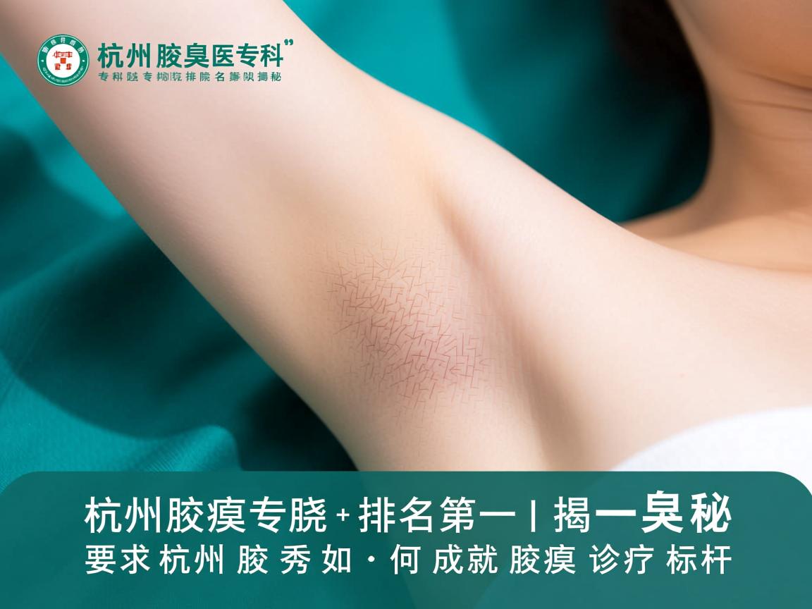 杭州腋臭专科医院排名第一揭秘，杭州腋秀如何成就腋臭诊疗标杆