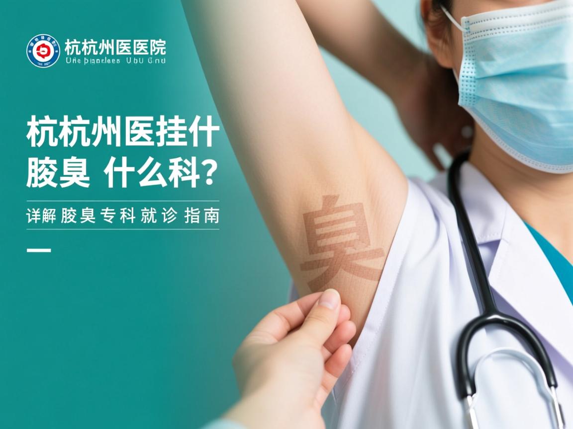 杭州医院腋臭挂什么科？详解腋臭专科就诊指南