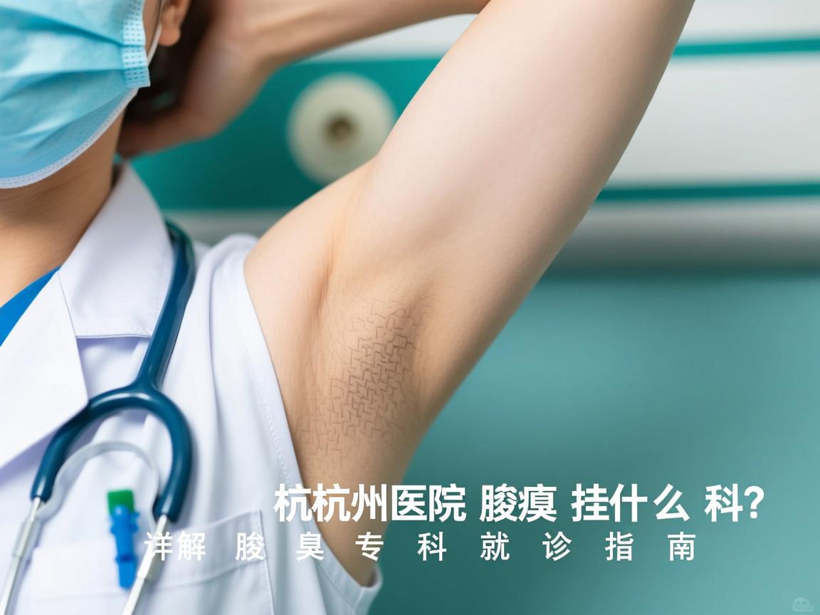 杭州医院腋臭挂什么科？详解腋臭专科就诊指南