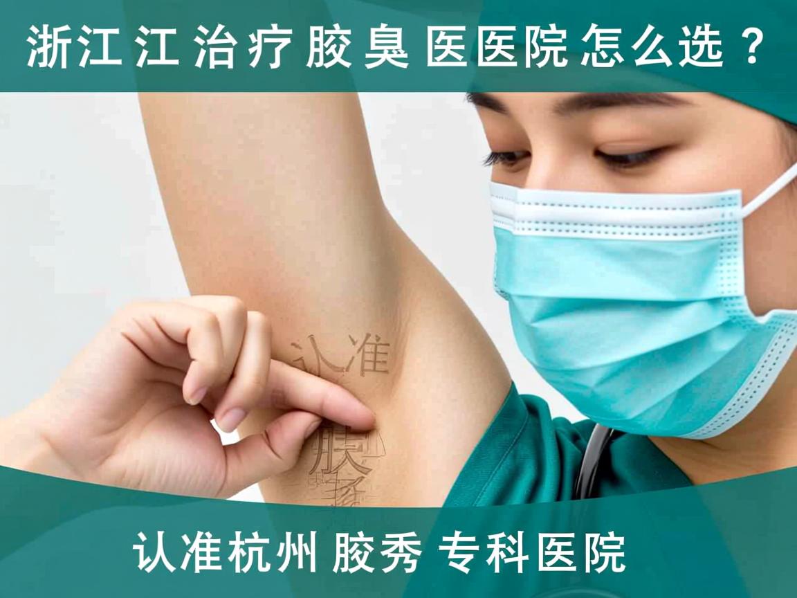 浙江治疗腋臭医院怎么选？认准杭州腋秀专科医院