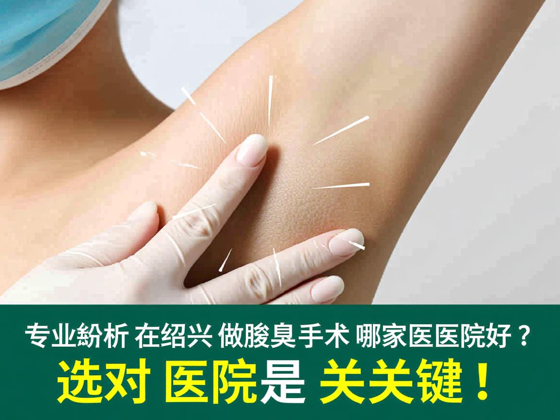 专业解析在绍兴做腋臭手术哪家医院好？选对医院是关键！