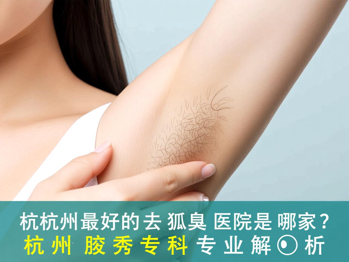 杭州最好的去狐臭医院是哪家？杭州腋秀专科专业解析
