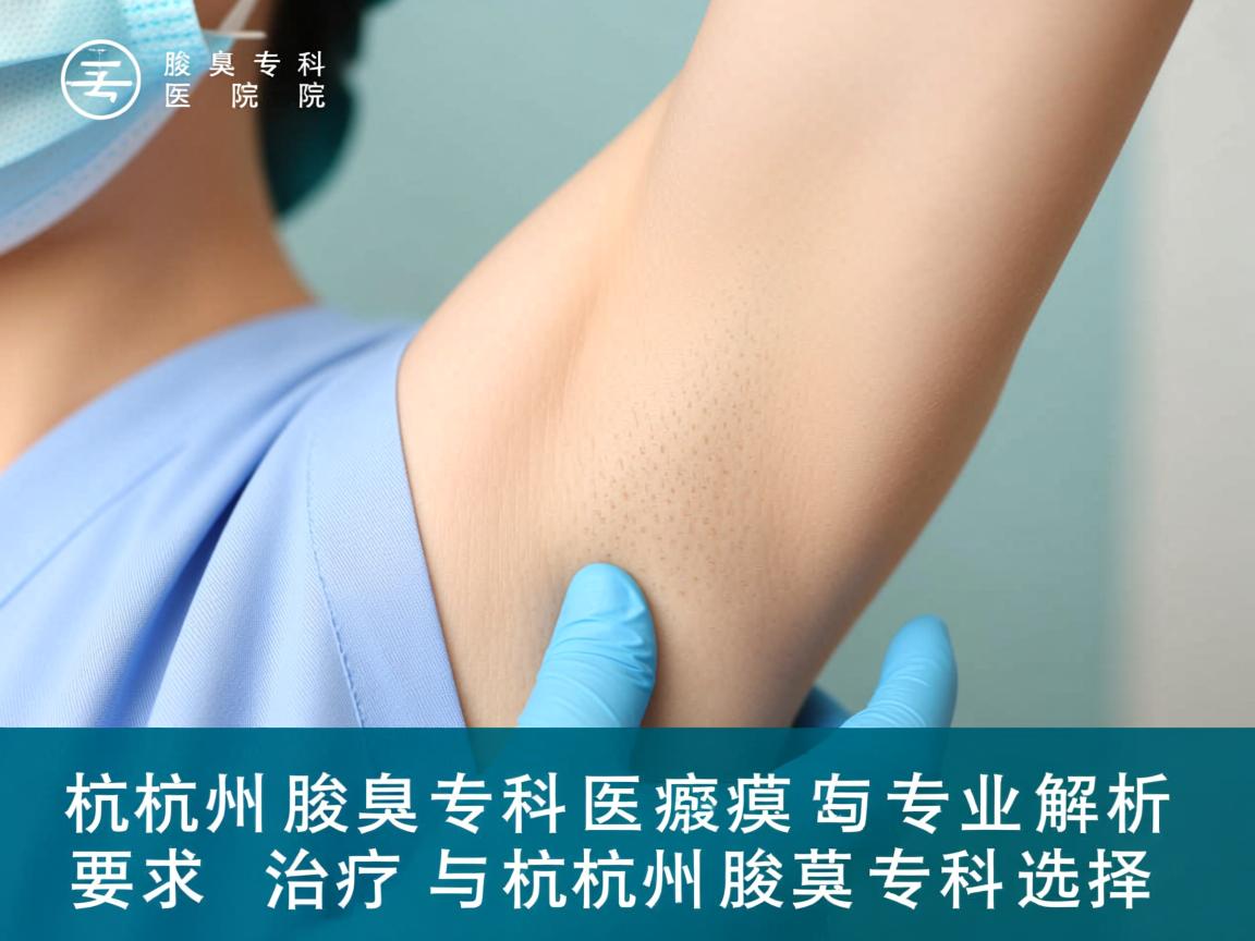 杭州腋臭专科医院，专业解析腋臭治疗与杭州腋臭专科选择