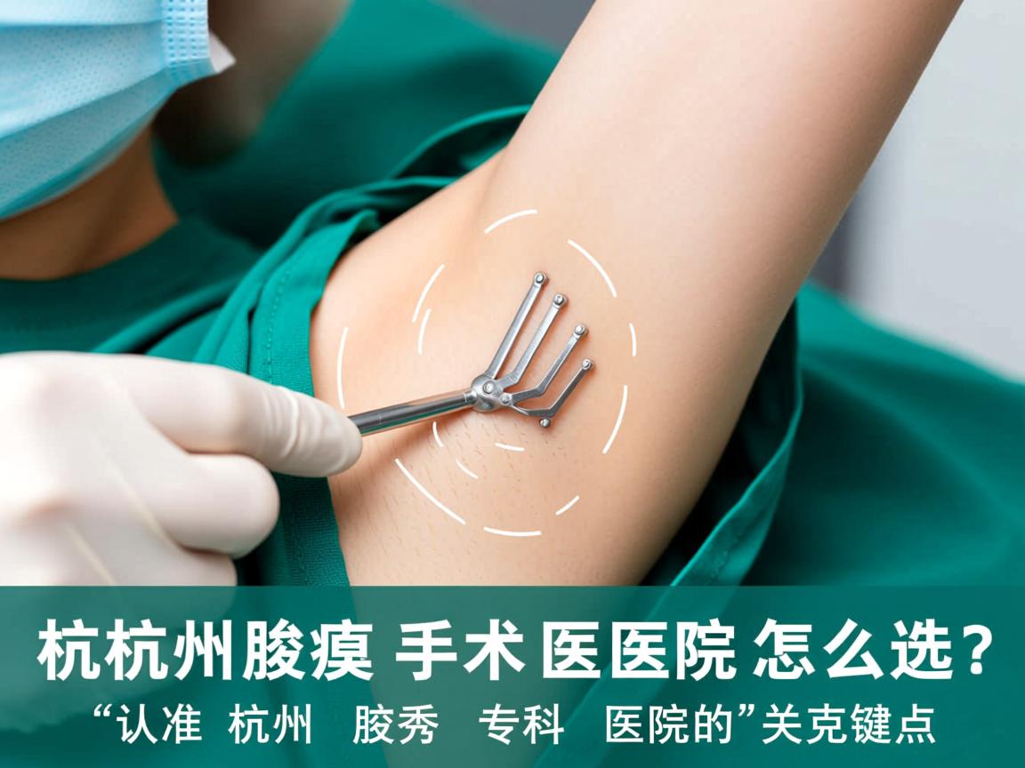 杭州腋臭手术医院怎么选？认准杭州腋秀专科医院的关键点