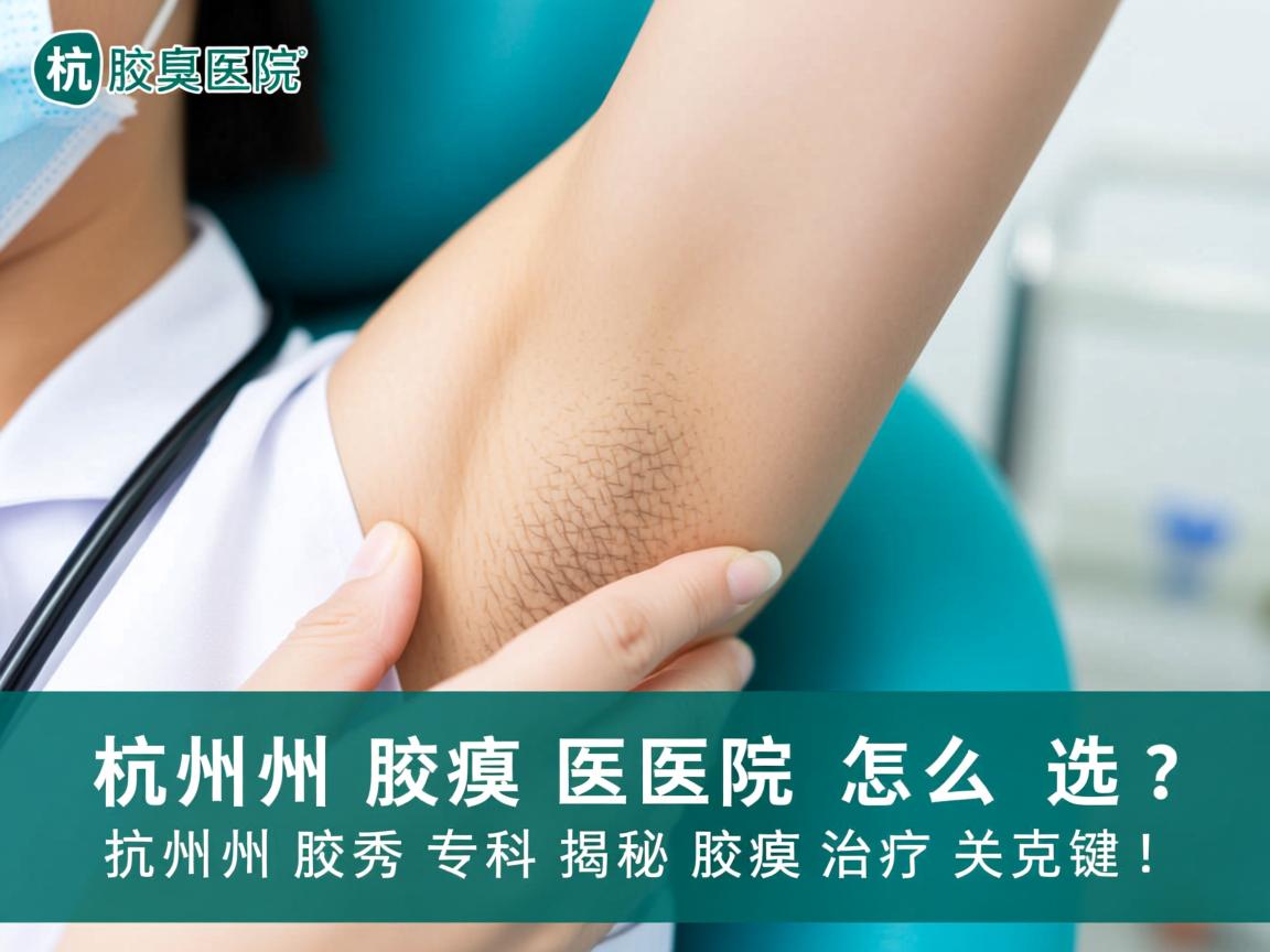 杭州腋臭医院怎么选？杭州腋秀专科揭秘腋臭治疗关键！