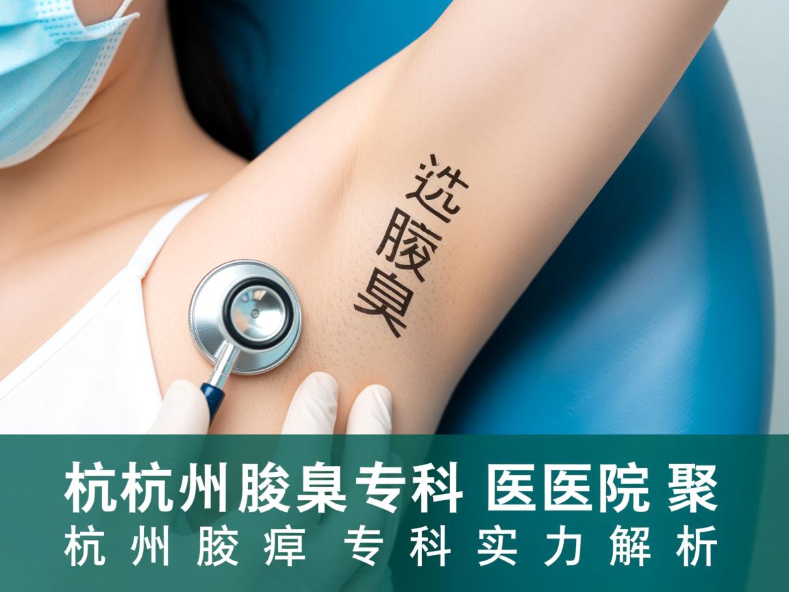 杭州腋臭专科医院选择指南，聚焦杭州腋秀腋臭专科实力解析