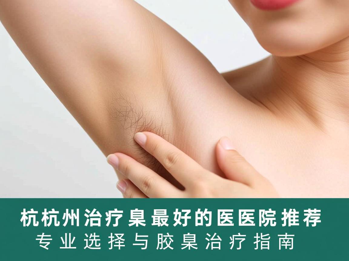 杭州治疗腋臭最好的医院推荐，专业选择与腋臭治疗指南