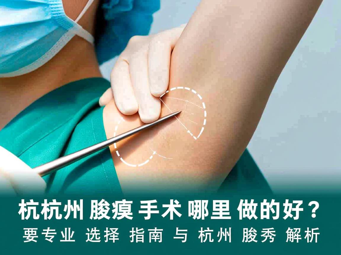 杭州腋臭手术哪里做的好？专业选择指南与杭州腋秀解析