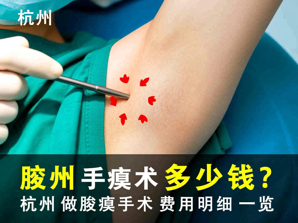 杭州腋臭手术多少钱？杭州做腋臭手术费用明细一览