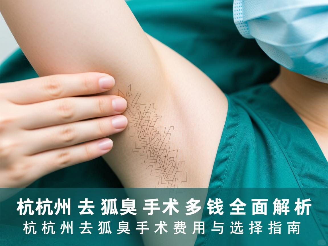 杭州去狐臭手术多钱全面解析，杭州去狐臭手术费用与选择指南