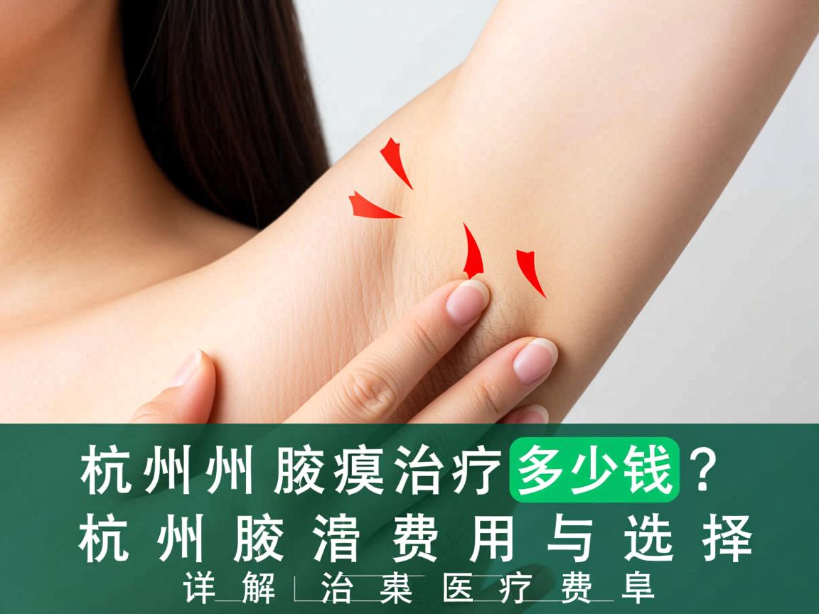 杭州腋臭治疗多少钱？详解杭州腋臭治疗费用与选择
