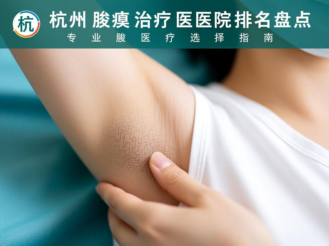 杭州腋臭治疗医院排名盘点，专业腋臭医疗选择指南