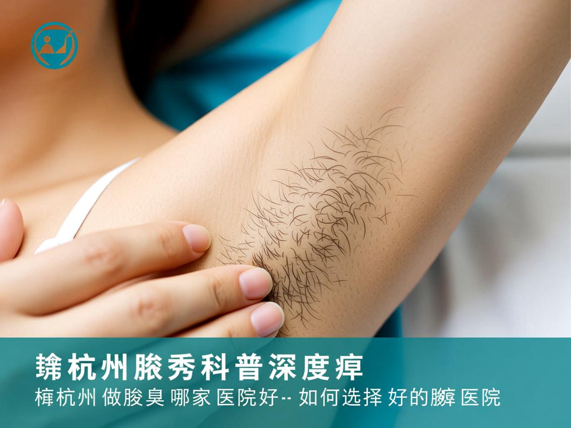 杭州腋秀科普深度解析，杭州做腋臭哪家医院好，如何选择好的腋臭医院