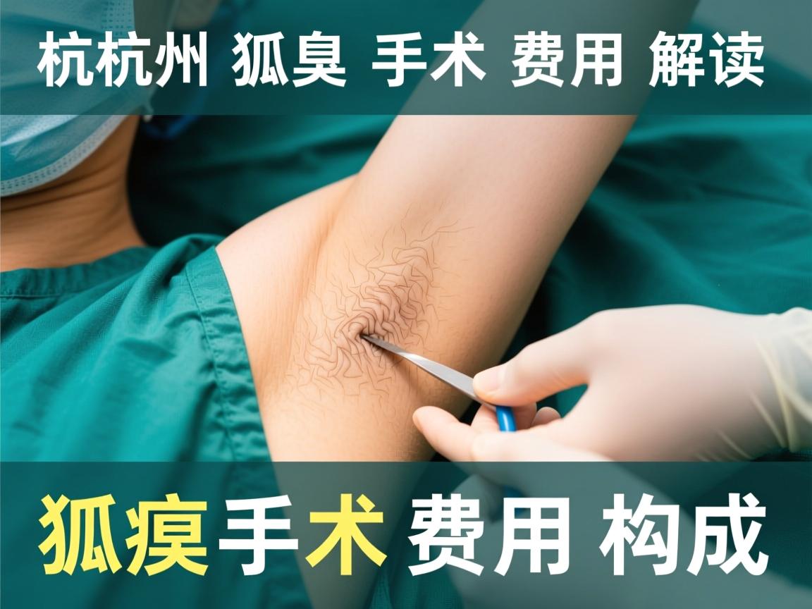 杭州狐臭手术费用解读，深度分析狐臭手术费用构成