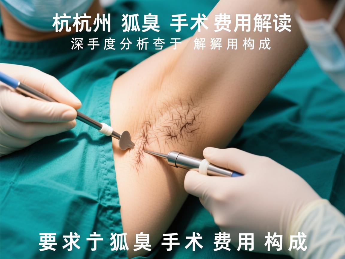 杭州狐臭手术费用解读，深度分析狐臭手术费用构成