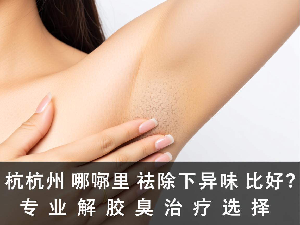 杭州哪里祛除腋下异味比较好？专业解析腋臭治疗选择