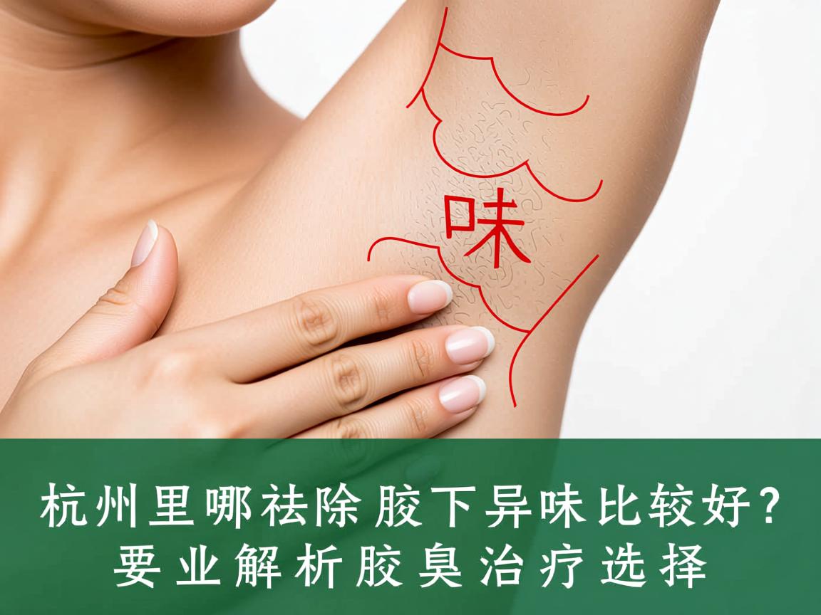 杭州哪里祛除腋下异味比较好？专业解析腋臭治疗选择