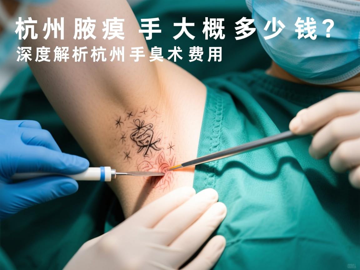 杭州腋臭手术大概多少钱？深度解析杭州腋臭手术费用
