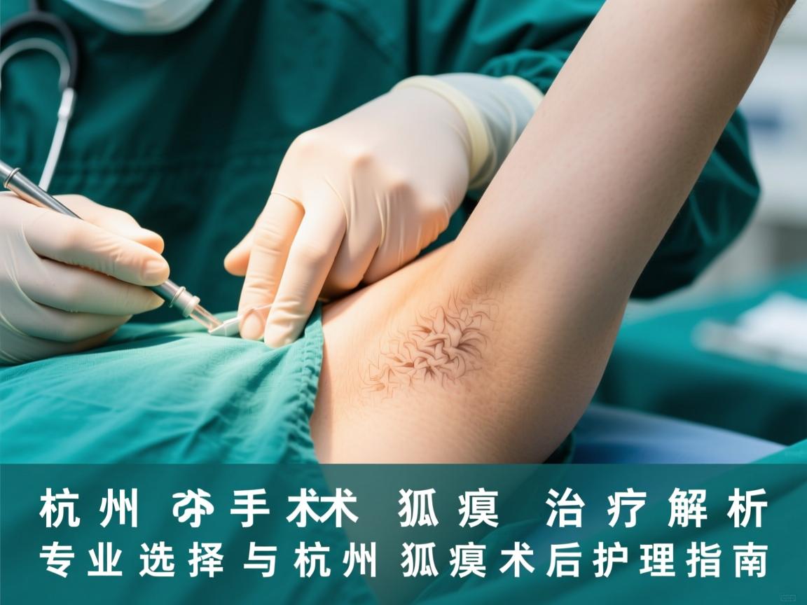 杭州手术狐臭治疗解析，专业选择与杭州狐臭术后护理指南