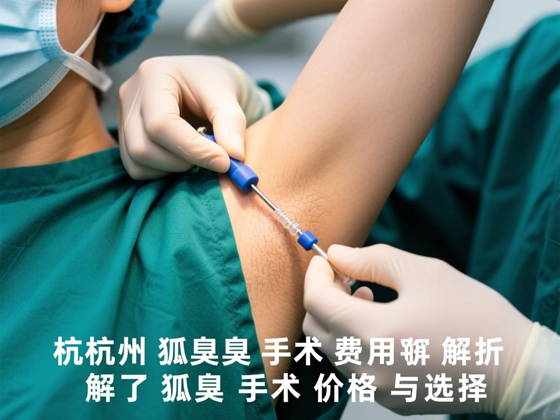 杭州狐臭手术费用解析，了解狐臭手术价格与选择