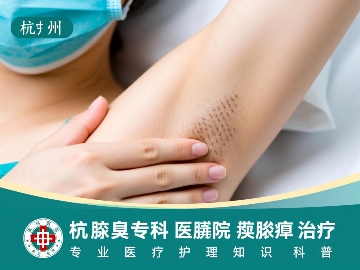 杭州腋臭专科医院解读腋臭治疗，专业医疗护理知识科普