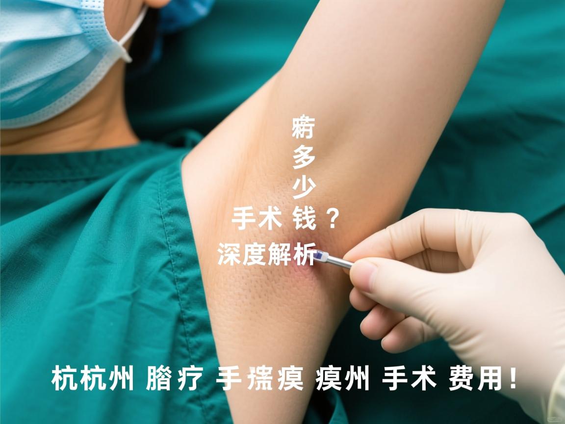 杭州腋臭手术要多少钱？深度解析杭州腋臭手术费用！