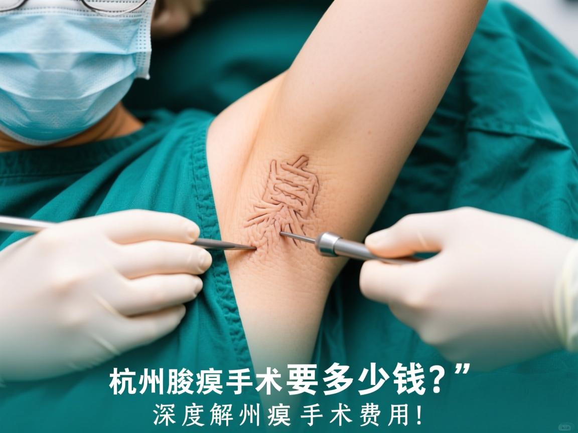 杭州腋臭手术要多少钱？深度解析杭州腋臭手术费用！