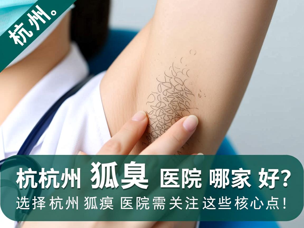 杭州狐臭医院哪家好？选择杭州狐臭医院需关注这些核心点！