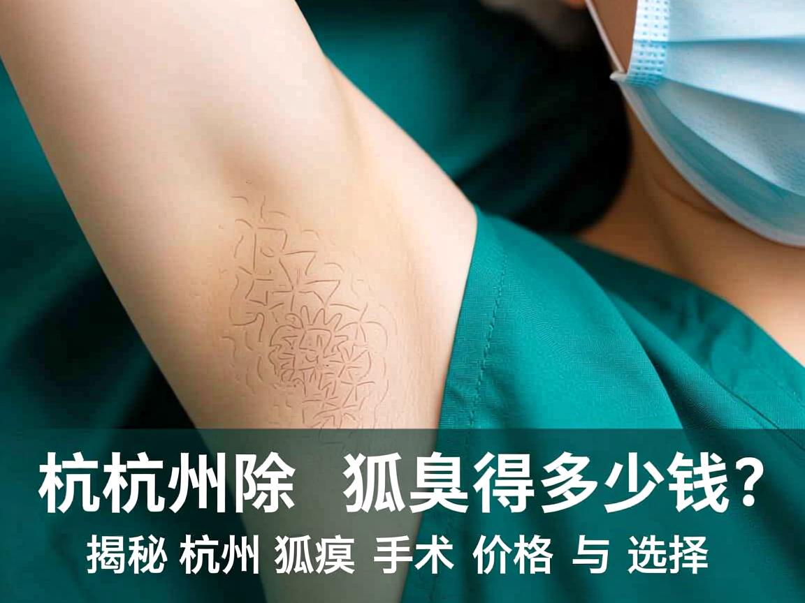 杭州除狐臭得多少钱？揭秘杭州狐臭手术价格与选择