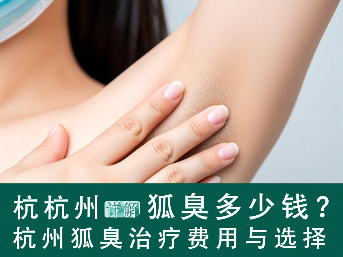 杭州治疗狐臭多少钱？详解杭州狐臭治疗费用与选择