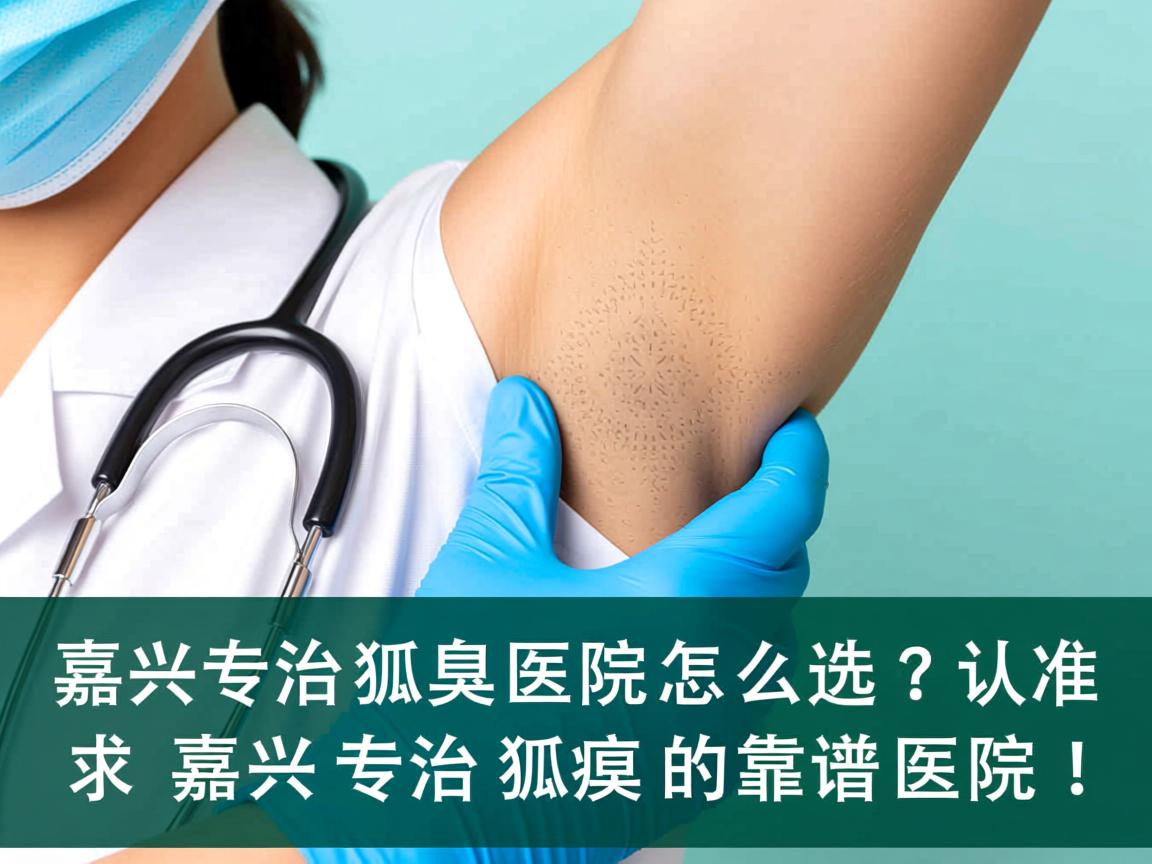 嘉兴专治狐臭医院怎么选？认准嘉兴专治狐臭的靠谱医院！