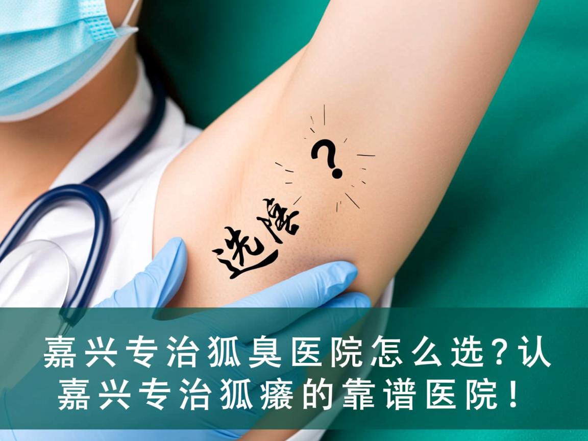 嘉兴专治狐臭医院怎么选？认准嘉兴专治狐臭的靠谱医院！