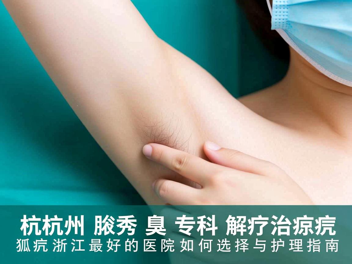 杭州腋秀腋臭专科解析，治疗狐臭浙江最好的医院如何选择与护理指南