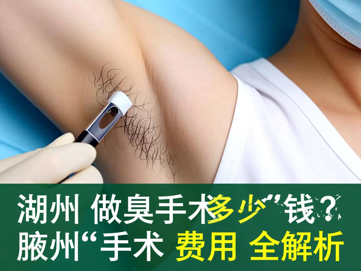 在湖州做腋臭手术多少钱？湖州腋臭手术费用全解析