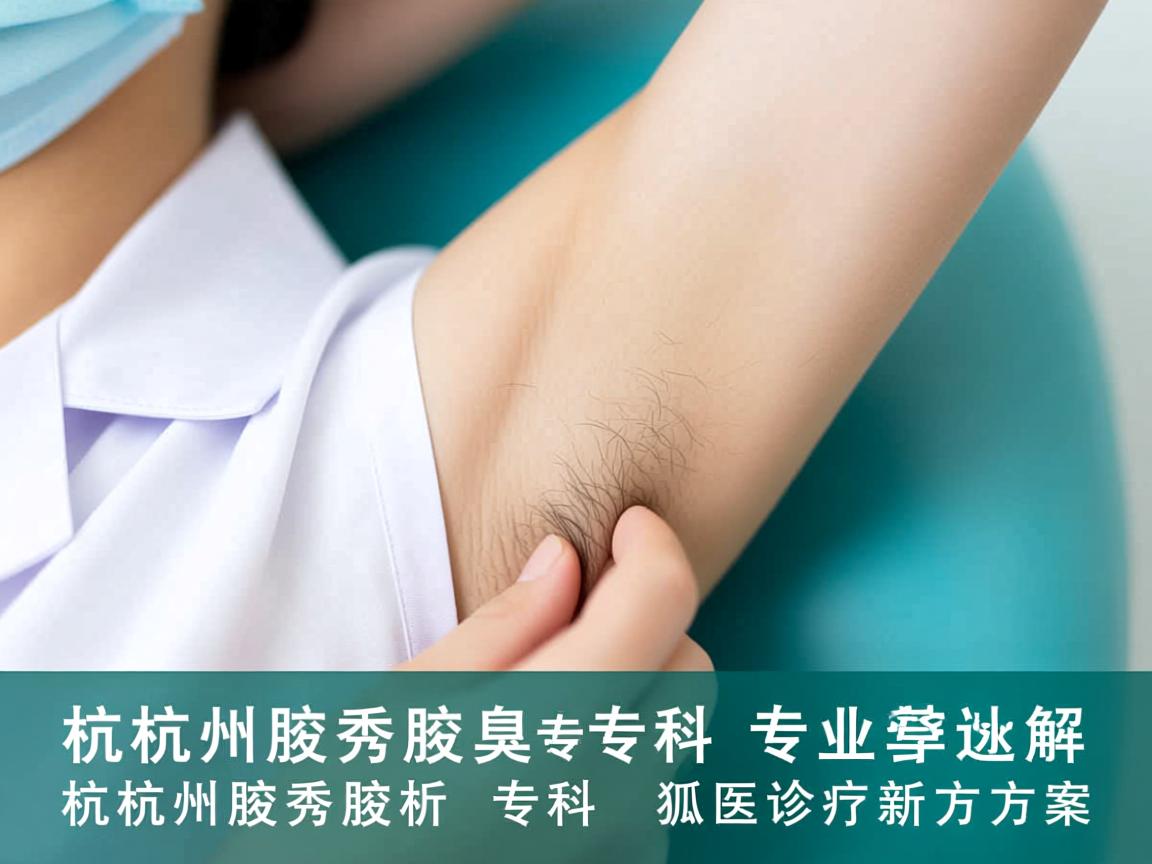 杭州腋秀腋臭专科，专业解析杭州腋秀腋臭专科的狐臭诊疗新方案