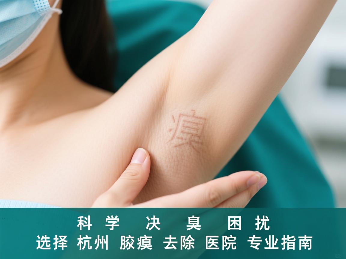 科学解决腋臭困扰，选择杭州腋臭去除医院的专业指南